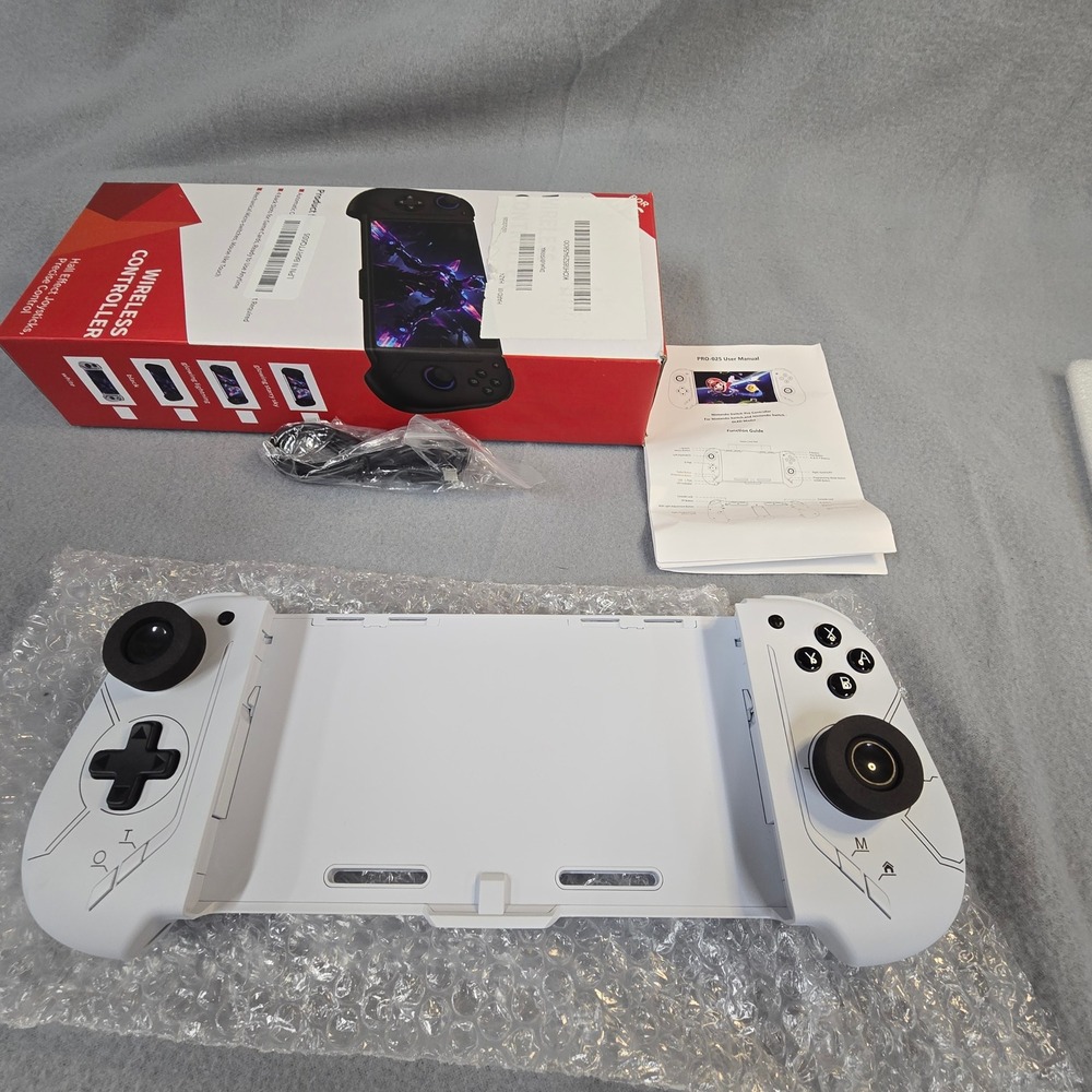 Reddening PRO-025A Wireless Controller for Nintendo Switch OLED White Handheld